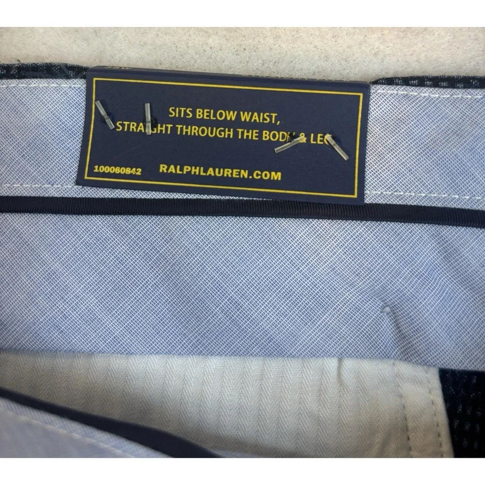 Polo Ralph Lauren Stretch Straight Fit Navy Blue Shorts Size 38 X 8 NWT $98MSRP